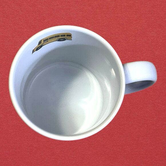 Lang and Wise Susan Winget Ceramic Coffee Cup Mug School Days Flag Vintage 1996 - Picture 7 of 16